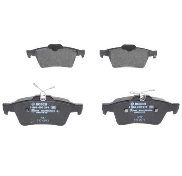 0986495216 Bosch Колодки тормозные дисковые задние Ford Focus III 10- / C-Max II 12- / Kuga II 13- / Tourneo Connect II 13-