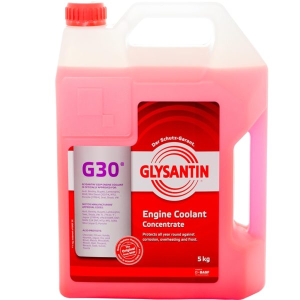 Антифриз Glysantin G30 концентрат 5кг красно-фиолетовый