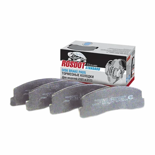 411009018 ROSDOT STANDARD Колодки передние Нива ВАЗ 2121-23 (Аналог ВАЗ 2121-3501090)