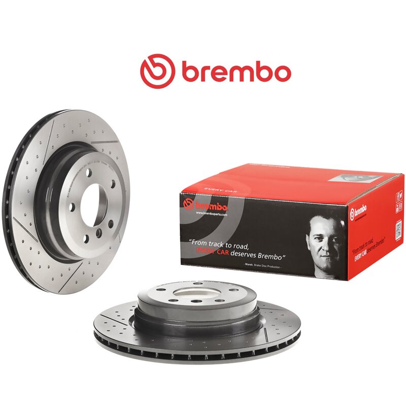 Диски тормозные задние BMW 13 Brembo 09C24611