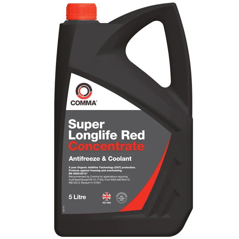 Антифриз концентрат Comma Super Longlife Red красный 5кг