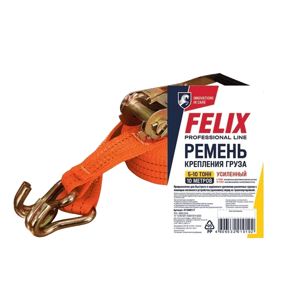411040117 FELIX стяжка груза усиленная 10м 5-10т
