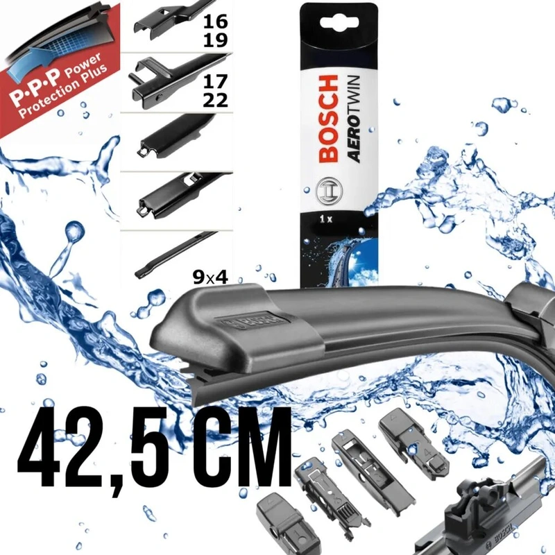 Щетка стеклоочистителя Bosch AP425U Aerotwin Plus 425 мм Exeed VX, Geely Monjaro, JAC S7, Mazda 2, Jaguar XF, Tesla Model S