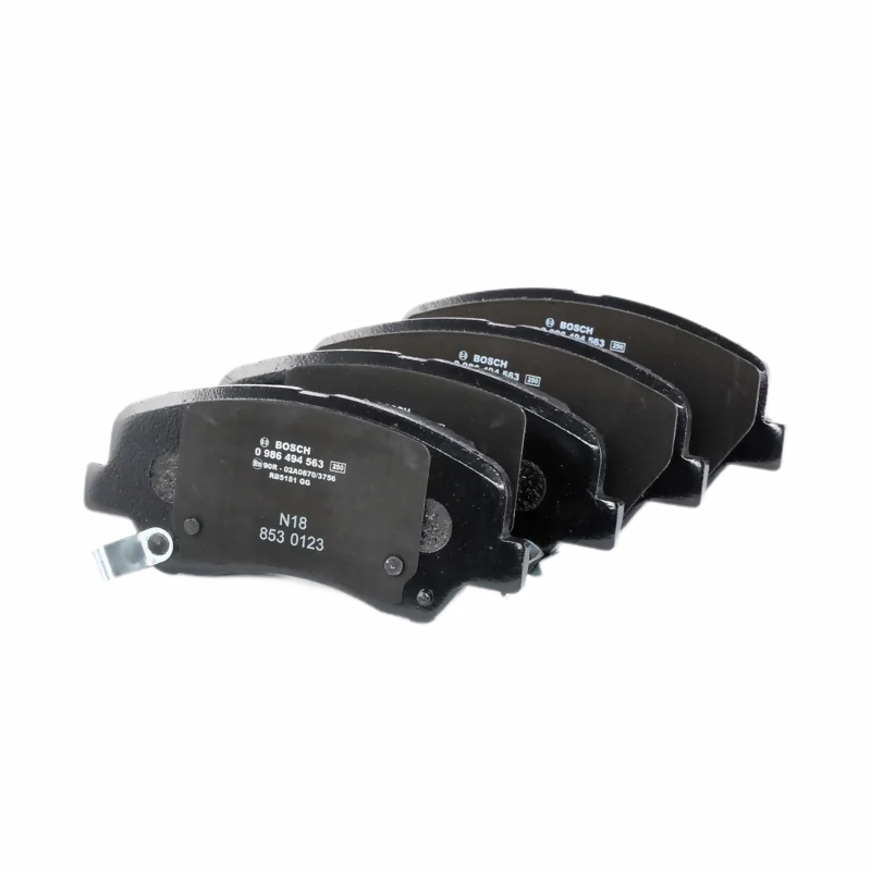 BOSCH 0986494563 Тормозные колодки передние KIA RIO III/IV, HYUNDAI i20 II/SOLARIS, дисковые, комплект (с отверстиями для пружин) 