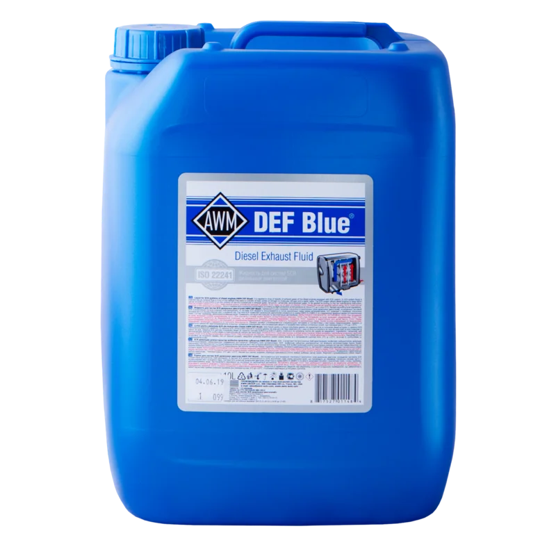 430700010 AWM DEF BLUE (аналог AdBlue AUS 32) 10 л. Мочевина высшей степени очистки (раствор 32.5%) в деминерализованной воде (67.5%)