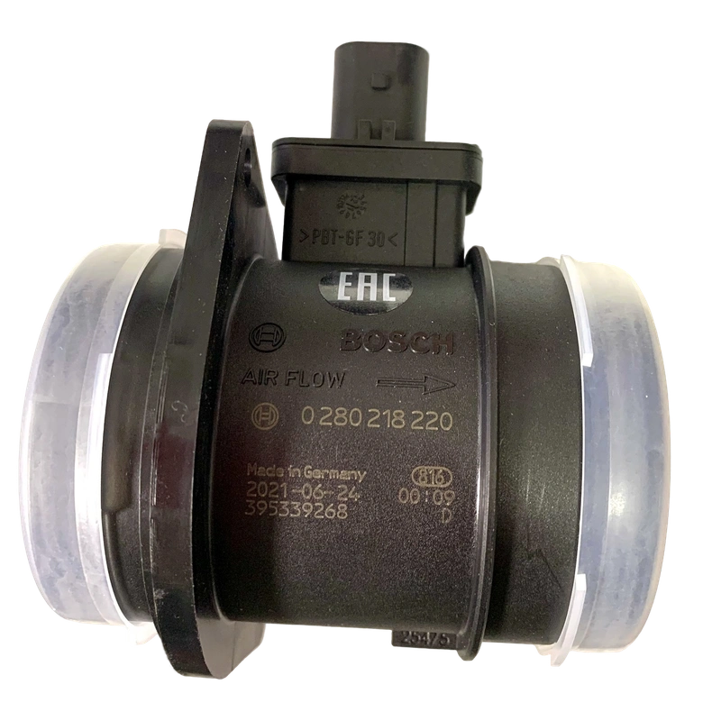 Bosch 0280218220 Датчик массового расхода воздуха для автомобилей UAZ HUNTER с двигателем ЗМЗ-409 экологического стандарта Евро-3 Аналог UAZ 3163-00-3877013-00, 3163-3877013