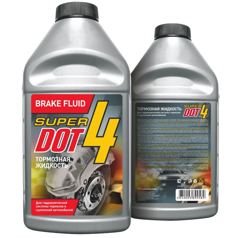 ТОРМОЗНАЯ ЖИДКОСТЬ SUPER DOT 4, 440 Г. ТОСОЛ-СИНТЕЗ
