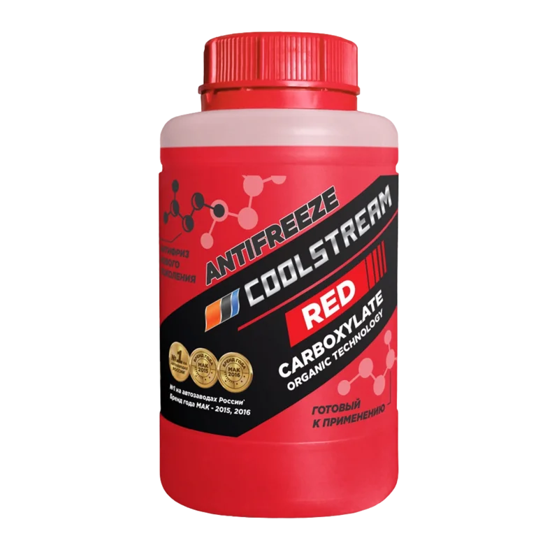 Антифриз красный, OAT, LLC, 0.9 кг Coolstream CS010901RD