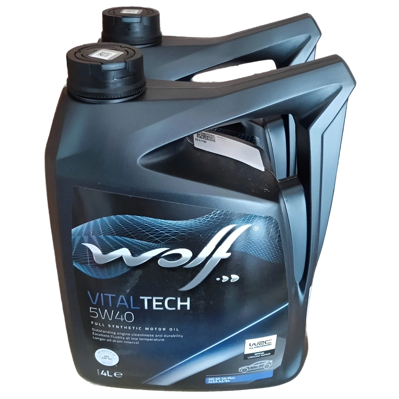 8311192 WOLF Масло моторное синтетическое VITALTECH 5W40 4л ACEA A3/B4 API SN; SP BMW LONGLIFE-01 / MB 226.5; 229.3 / GM-LL-B-025 / RN 0700/0710 / VW 502/505